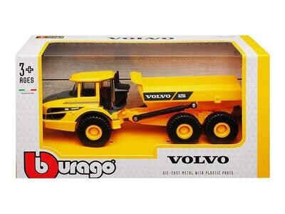 1:50 Volvo A25G Volteo Articulado Amarillo Maquinaria BBURAGO Construction 02092
