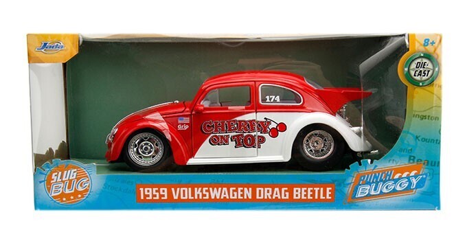 1:24 Volkswagen Beetle 1959 Drag Jada Toys Punch Buggy