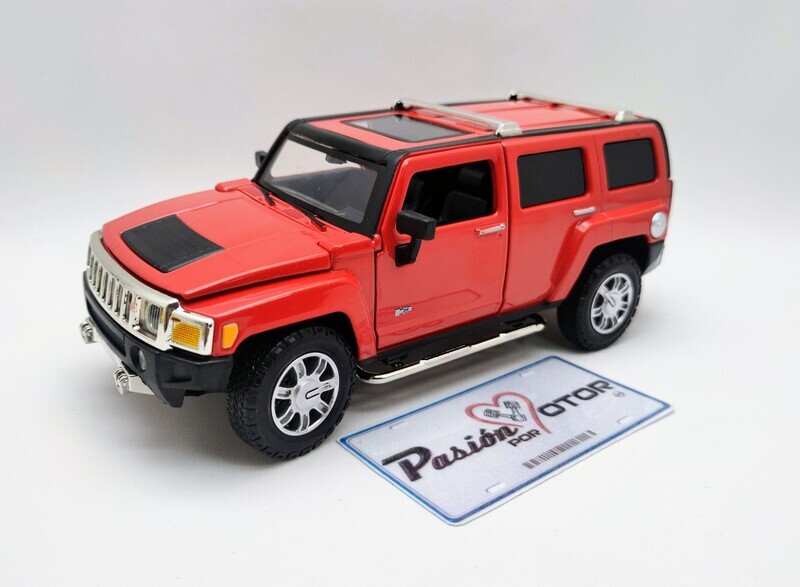 1:24 Hummer H3 Suv 2006 Rojo MSZ 1803