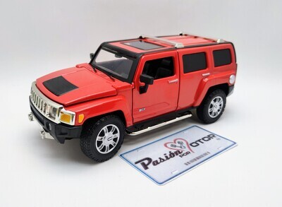 1:24 Hummer H3 Suv 2006 Rojo MSZ 1803
