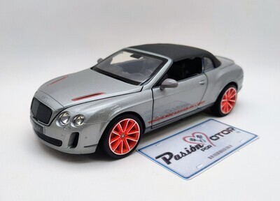 1:24 Bentley Continental Supersports ISR Convertible Soft Top 2011 Gris MSZ 00212