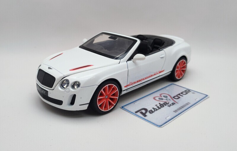 1:24 Bentley Continental Supersports ISR Convertible 2011 Blanco MSZ 03839