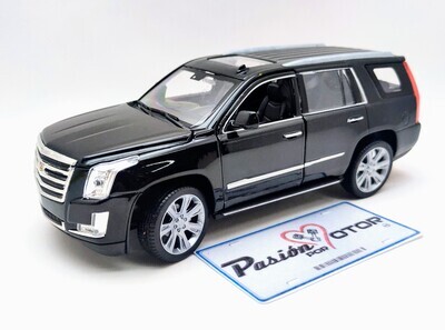 1:27 Cadillac Escalade SUV 2017 Negro WELLY 1:24 04298