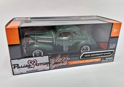 1:24 Chevrolet Master 85 Coupe Series JB 1939 Verde MOTOR MAX 00630