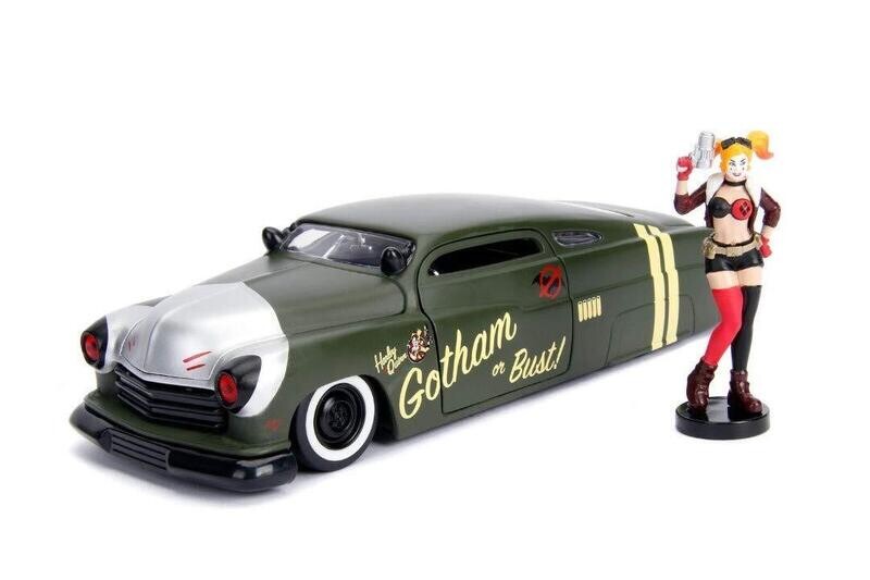 1:24 Mercury Coupe 1951 & Harley Quinn Jada Toys DC Comics