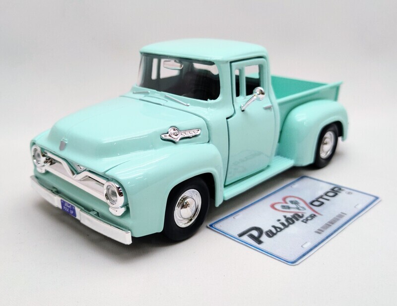 1:24 Ford F-100 Pick Up 1955 Verde MOTOR MAX