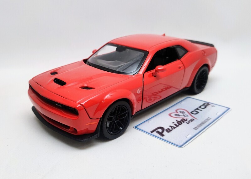 1:24 Dodge Challenger SRT Hellcat Widebody Coupe 2018 Rojo MOTOR MAX 03617 1:24 Dodge Challenger SRT Hellcat Widebody Coupe 2018 Rojo MOTOR MAX 03617