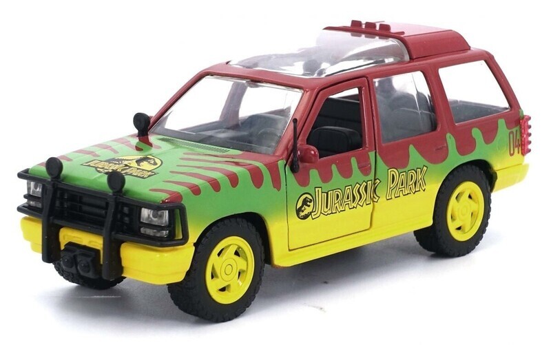 5 Pulgadas / 1:35 Ford Explorer SUV 1993 Jurassic Park JADA TOYS 1:32 02570