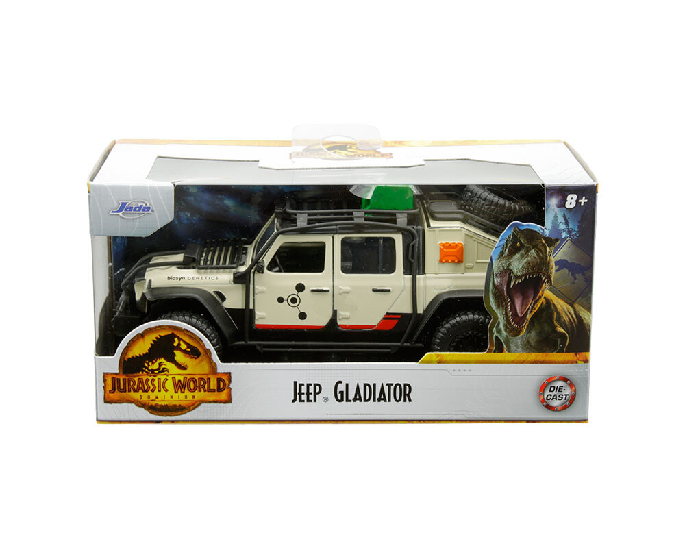 5 Pulgadas / 1:39 Jeep Gladiator 2021 Jurassic World Dominion JADA TOYS 1:32