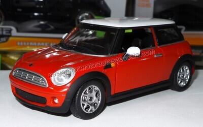 1:24 Mini Cooper Hatchback 2007 Rojo NEW RAY 03464
