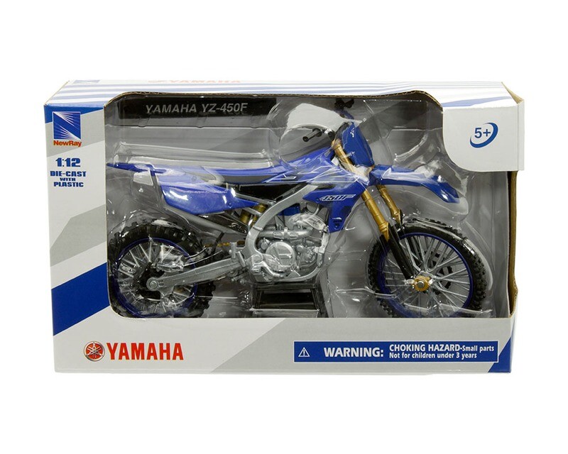 1:12 Yamaha YZ450F Azul Enduro NEW RAY Moto