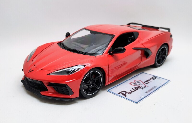 1:18 Chevrolet Corvette Stingray C8 Coupe 2020 Rojo MAISTO Special Edition