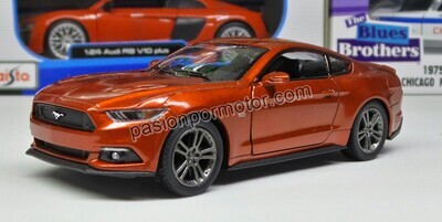 5 Pulgadas / 1:38 Ford Mustang GT 5.0 Coupe 2015 Cobre KINSMART En Display a Granel 1:32 Shelby 02822