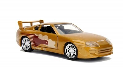 5 Pulgadas / 1:34 Toyota Supra Coupe MK4 A80 1995 Ocre Slap Jack´s Rapido y Furioso 2 JADA TOYS 1:32 02863