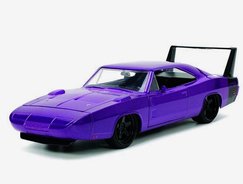 1:24 Dodge Charger Daytona Coupe 1969 Purpura JADA TOYS Big Time Muscle