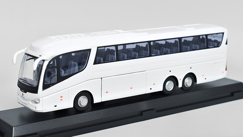 1:50 Scania Irizar PB Autobus Tres Ejes 2001 Blanco CARARAMA Man Scania