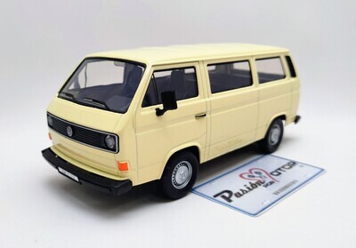 1:24 Volkswagen Type 2 T3 Transporter Vanagon 1979 Beige MOTOR MAX Timeless Legends 02967