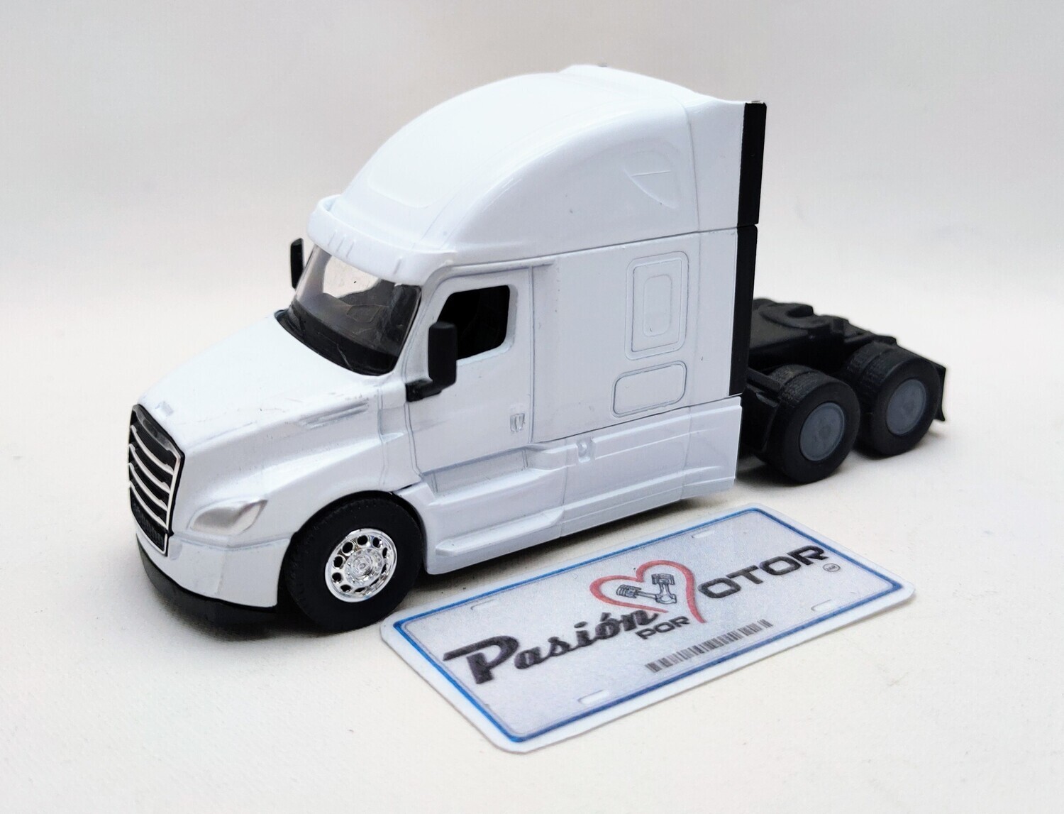 1:64 Freightliner Cascadia 2018 Blanco Tractocamión Cabina 2018 WELLY Nex Display a Granel