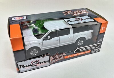 1:27 Ford F-150 Crew Cab Lariat 2019 Blanco MOTOR MAX Pick Up 1:24 02979