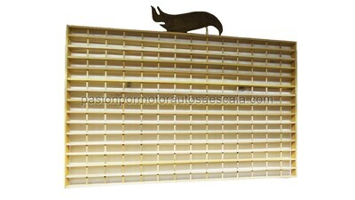 Coleccionador de Pared Repisa en Madera, Básico Para 210 Pz sueltas / loose tipo Hot Wheels 1:64