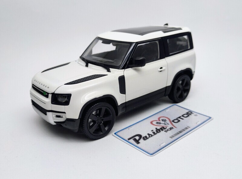 1:26 Land Rover Defender 90 Suv 2020 Blanco WELLY En Display a Granel 1:24