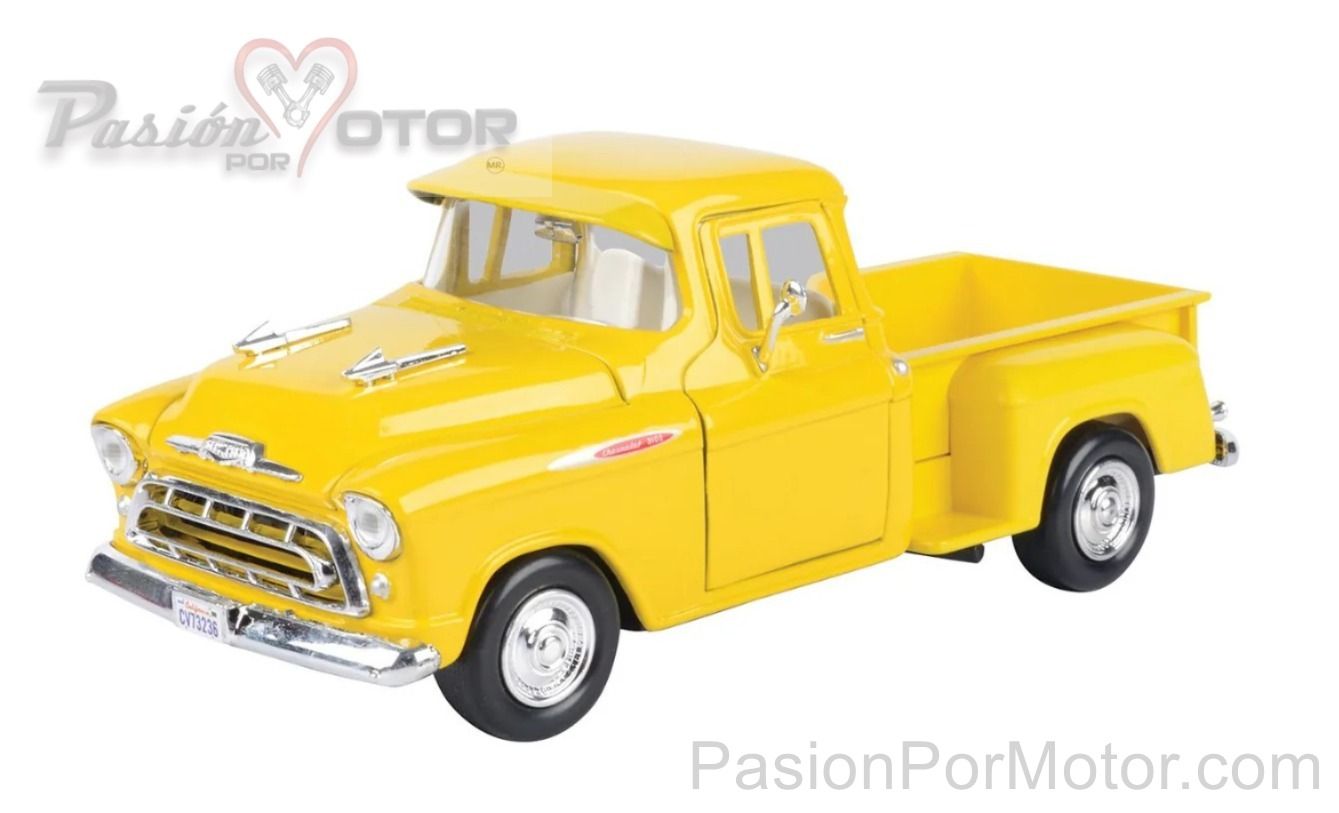1:24 Chevrolet 3100 Stepside Pick Up 1957 Amarillo MOTOR MAX Timeless Legends 00240 1:24 Chevrolet 3100 Stepside Pick Up 1957 Amarillo MOTOR MAX Timeless Legends 00240
