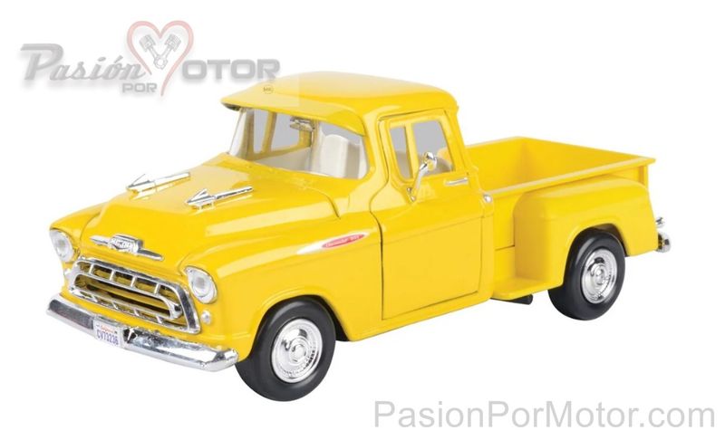 1:24 Chevrolet 3100 Stepside Pick Up 1957 Amarillo MOTOR MAX Timeless Legends 00240 1:24 Chevrolet 3100 Stepside Pick Up 1957 Amarillo MOTOR MAX Timeless Legends 00240