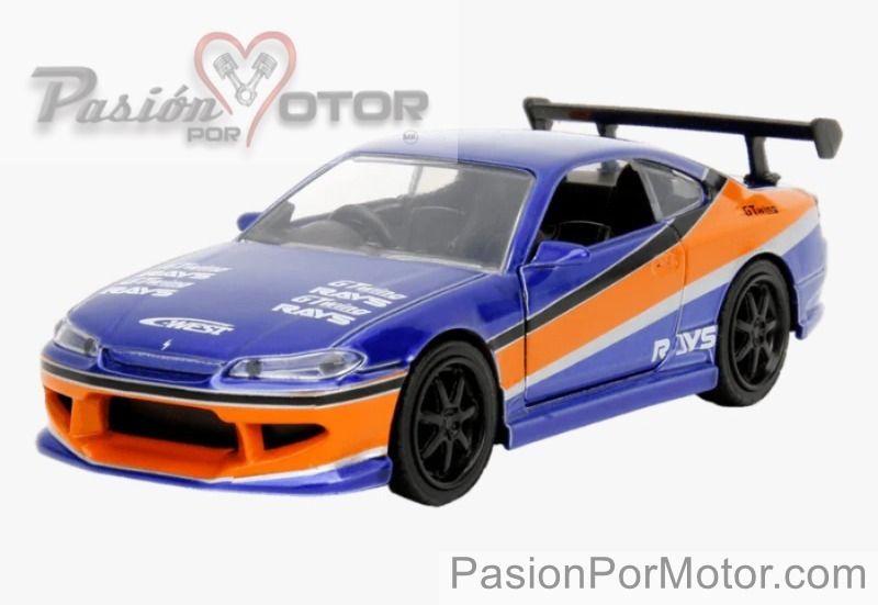 5 Pulgadas / 1:36 Nissan Silvia S15 Monalisa Han Rapido y Furioso 3 JADA TOYS 1:32