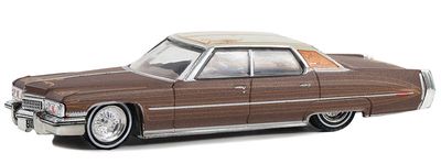 1:64 Cadillac Coupe DeVille 1973 Café GREENLIGHT California Lowriders