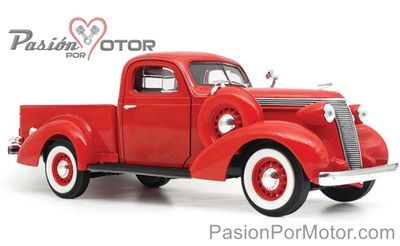 1:18 Studebaker Coupe Express Pick Up 1937 Rojo LUCKY DIE CAST Road Legends 03757