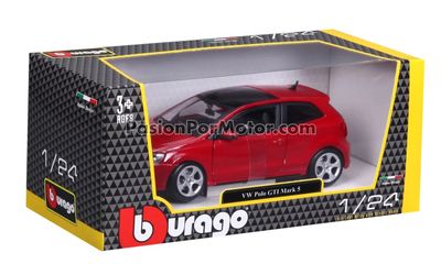 1:24 Volkswagen Polo GTi Hatchback 2010 Rojo BBURAGO