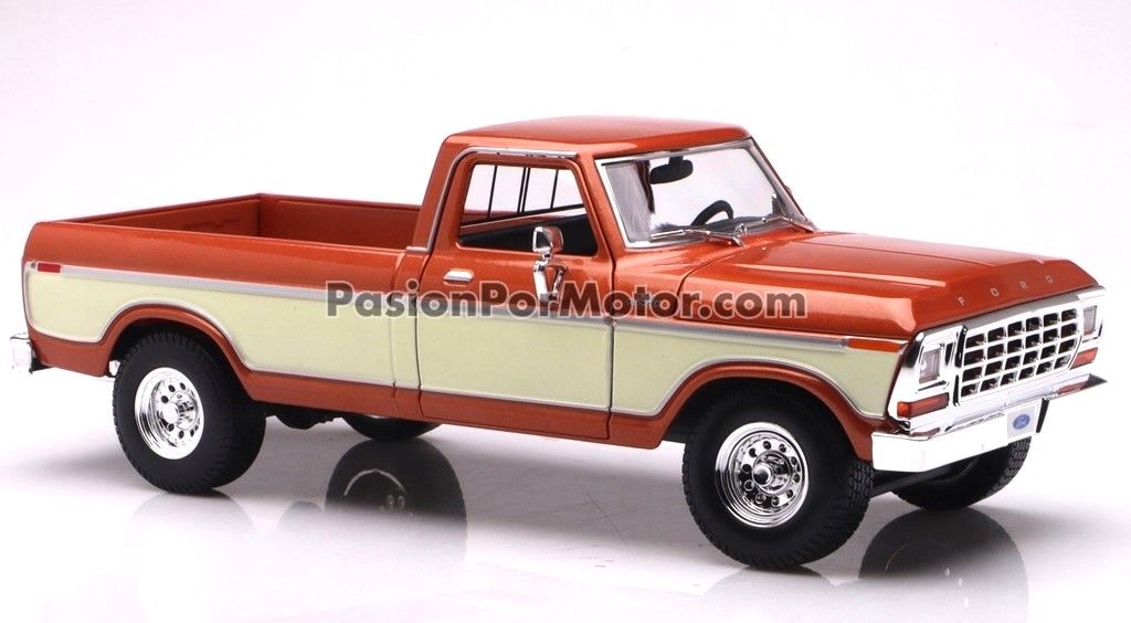 1:18 Ford F-150 Ranger Pick Up 1979 Bronce Con Blanco MAISTO Special Edition 05011