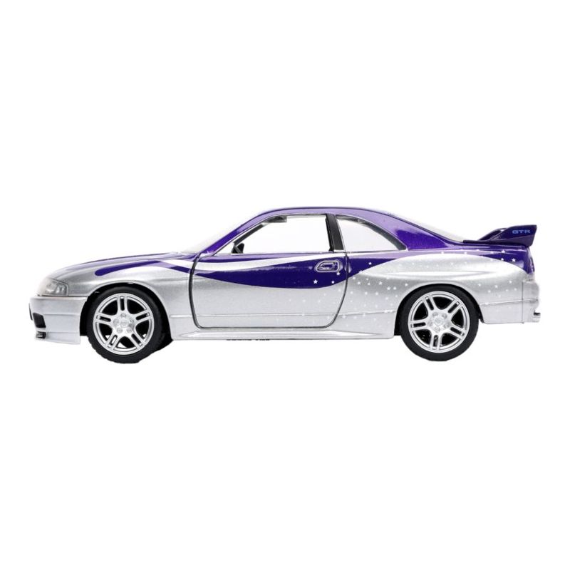 5 Pulgadas / 1:35 Nissan Skyline GT-R (BCNR33) Coupe 1995 Purpura Rapido y Furioso 3 Tokyo Drift JADA TOYS 1:32 02522