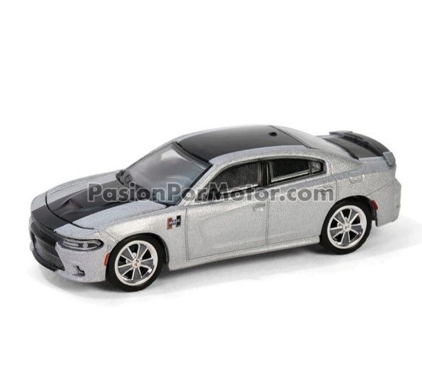 1:64 Dodge Charger Daytona 392 2018 Plata GREENLIGHT Hobby Exclusive 04043