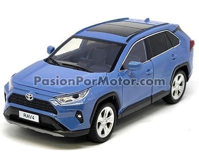 1:24 Toyota Rav 4 XLE Suv 2019 Azul KINGS TOY 03431