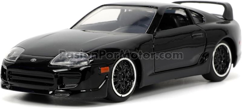 5 Pulgadas / 1:34 Toyota Supra MK4 1995 Negro Rapido y Furioso 5 JADA TOYS 1:32 02910 5 Pulgadas / 1:34 Toyota Supra MK4 1995 Negro Rapido y Furioso 5 JADA TOYS 1:32 02910