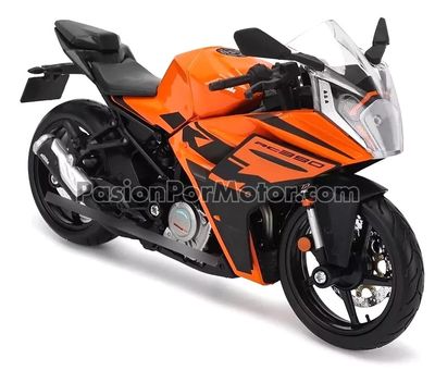 1:12 KTM RC 390 2022 Naranja Moto MAISTO Motorcycles