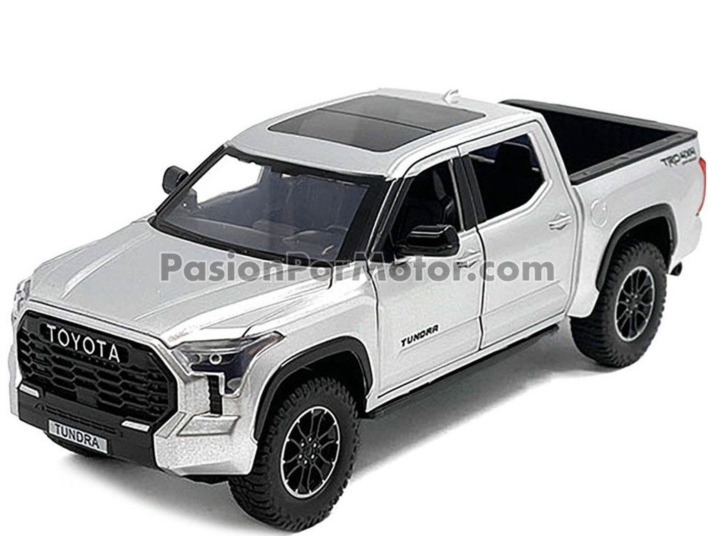 1:24 Toyota Tundra TRD 4X4 Off Road 2022 Plata KINGS TOY 03631