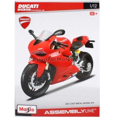 1:12 Ducati II99 Panigale 2012 Rojo MAISTO Assembly Line Para Armar 03842