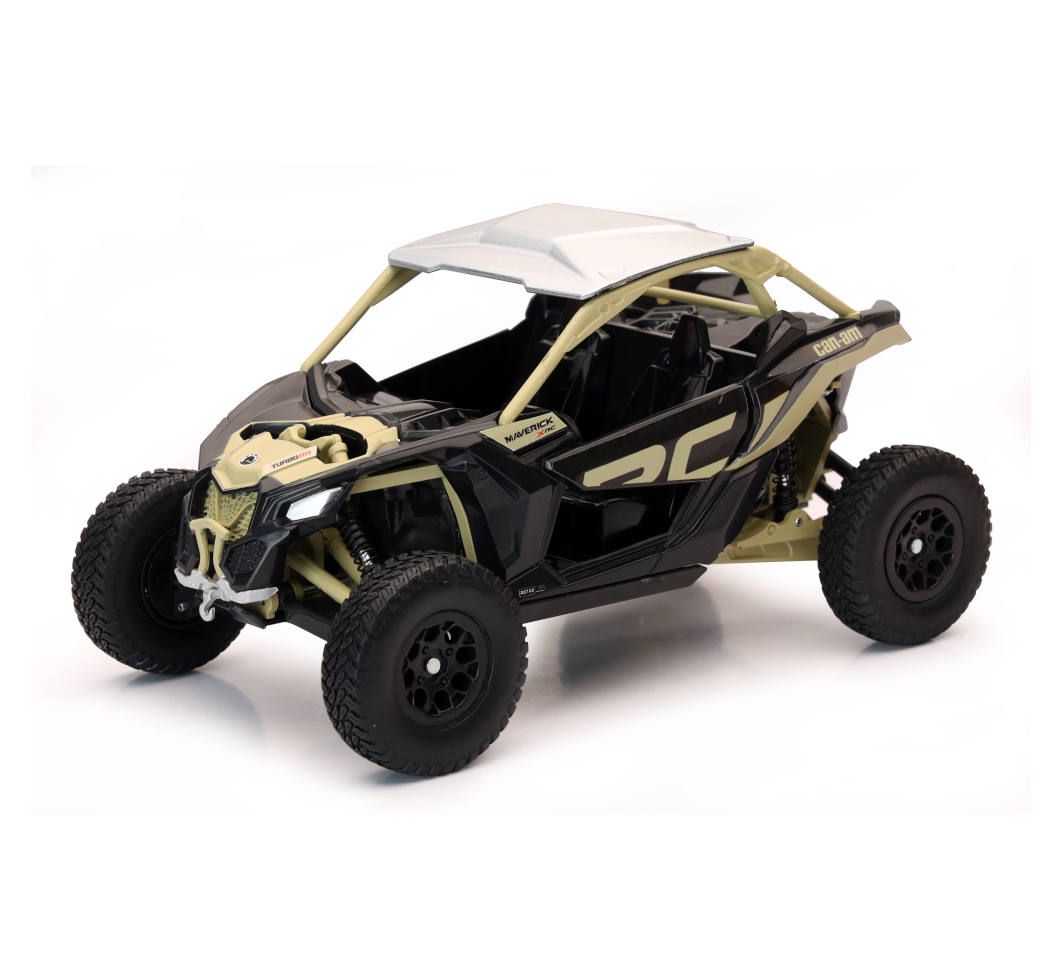 1:18 Can-Am BRP Maverick X3 XRC Turbo 2017 Arena y Negro NEW RAY 04210