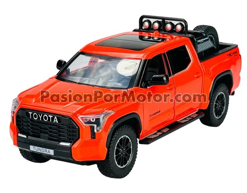 1:24 Toyota Tundra TRD 4X4 Off Road 2022 Naranja KINGS TOY 03068
