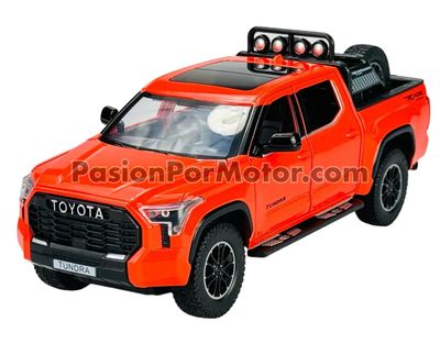 1:24 Toyota Tundra TRD 4X4 Off Road 2022 Naranja KINGS TOY 03068