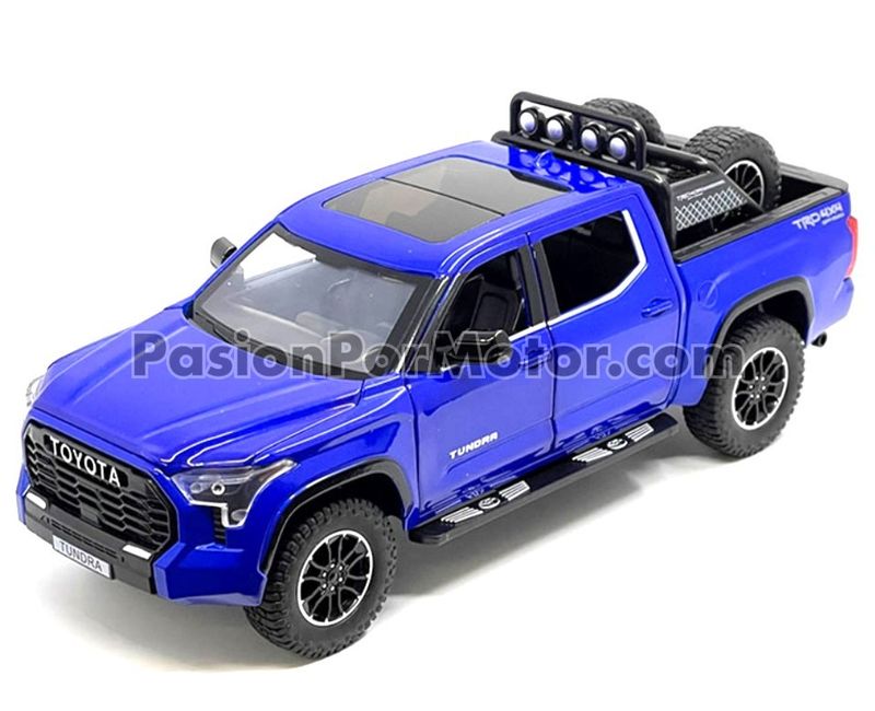 1:24 Toyota Tundra TRD 4X4 Off Road 2022 Azul KINGS TOY 03069