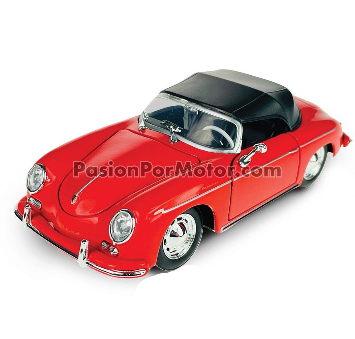 1:24 Porsche 356 A Speedster Soft Top 1959 Rojo WELLY Nex Models 04220