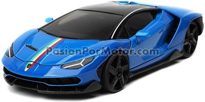1:24 Lamborghini Centenario 2016 Azul JADA TOYS Hyper Specs 04318