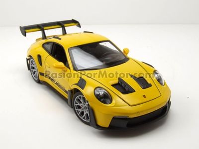 1:24 Porsche 911 GT3 RS (992) 2023 Amarillo WELLY Nex Model 04233