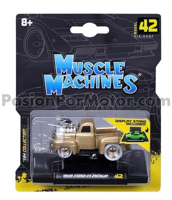 1:64 Ford F-1 Pick Up 1949 Ocre MUSCLE MACHINES Model 42 04413