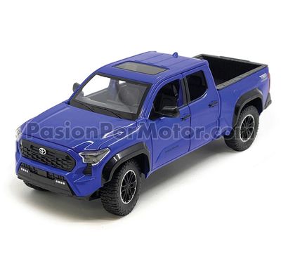 1:24 Toyota Tacoma TRD 4X4 Off-Road Edition Azul 2024 KINGS TOY 04363