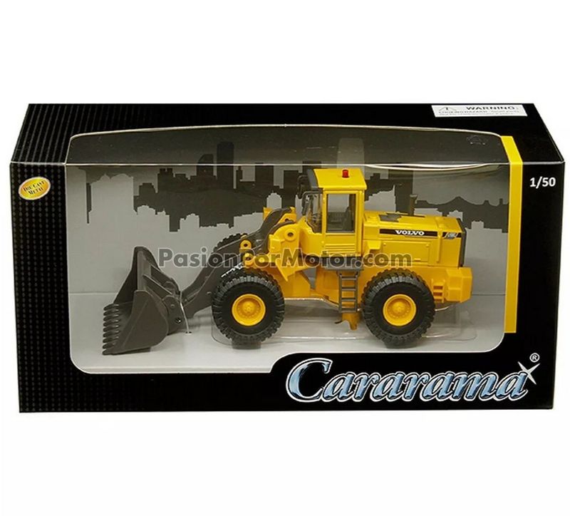 1:50 Volvo L150C Trascabo Amarillo Maquinaria CARARAMA 01273