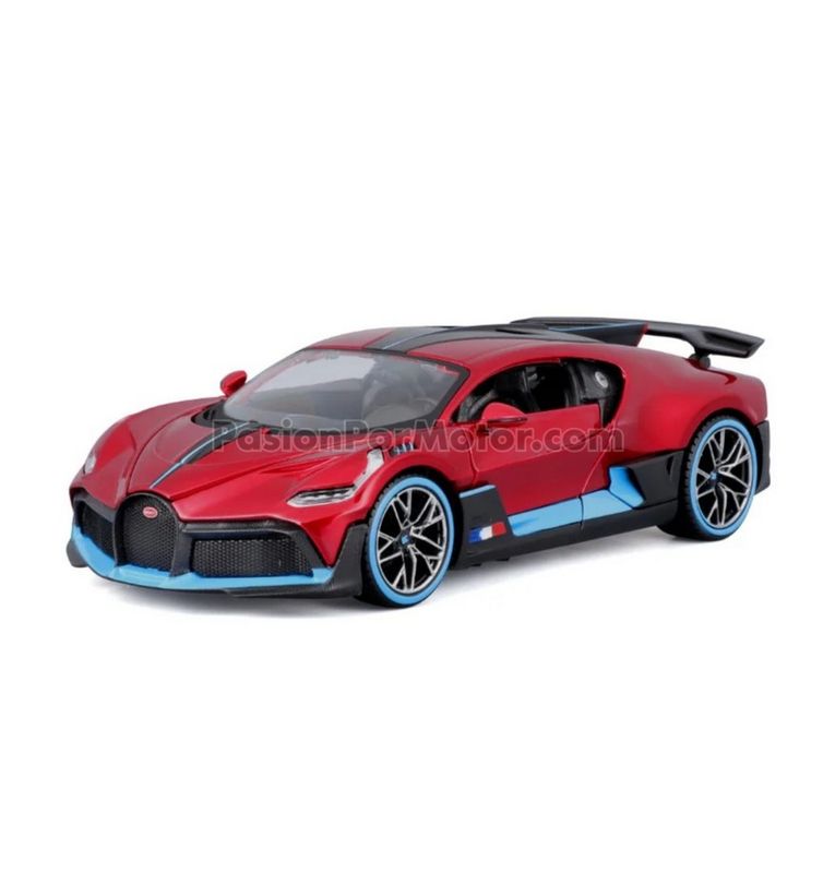 1:24 Bugatti Divo Coupe 2018 Rojo Candy MAISTO Special Edition 04487
